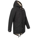 Alessandro Salvarini Herren Winterparka O280 Schwarz