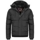 Alessandro Salvarini Herren Winterjacke mit Fellkragen O-281