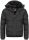 Alessandro Salvarini Herren Winterjacke mit Fellkragen O-281-Schwarz-Gr.M