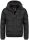 Alessandro Salvarini Herren Winterjacke mit Fellkragen O-281-Schwarz-Gr.L