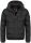 Alessandro Salvarini Herren Winterjacke mit Fellkragen O-281-Schwarz-Gr.L