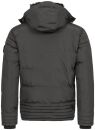 Alessandro Salvarini Herren Winterjacke mit Fellkragen O-281-Dunkelgrau-Gr.S