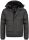 Alessandro Salvarini Herren Winterjacke mit Fellkragen O-281-Dunkelgrau-Gr.S