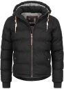 Alessandro Salvarini Herren Winterjacke O282 Schwarz