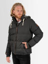 Alessandro Salvarini Herren Winterjacke O282 Dunkelgrau