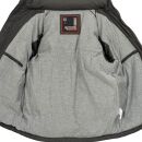 Alessandro Salvarini Herren Winterjacke O282 Dunkelgrau