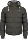 Alessandro Salvarini Herren Winterjacke O282 Dunkelgrau Größe S - Gr. S