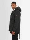 Alessandro Salvarini Herren Winter Parka O-138 - Schwarz