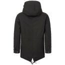 Alessandro Salvarini Herren Winter Parka O-138 - Schwarz