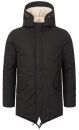 Alessandro Salvarini Herren Winter Parka O-138 - Schwarz-Gr.S