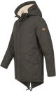 Alessandro Salvarini Herren Winter Parka O-138 - Dunkelgrau-Gr.S