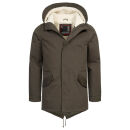 Alessandro Salvarini Herren Winter Parka O-138 - Dunkelgrau-Gr.XL