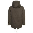 Alessandro Salvarini Herren Winter Parka O-138 - Dunkelgrau-Gr.XL