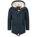 Alessandro Salvarini Herren Winter Parka O-138 - Navy