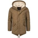 Alessandro Salvarini Herren Winter Parka O-138 - Camel