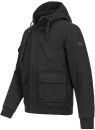 Alessandro Salvarini Herren Winter Jacke O-139 - Schwarz-Gr.S