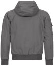Alessandro Salvarini Herren Winter Jacke O-139 - Dunkelgrau