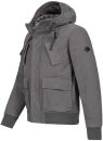 Alessandro Salvarini Herren Winter Jacke O-139 - Dunkelgrau-Gr.M