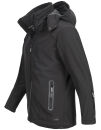 Alessandro Salvarini Herren Softshell Jacke O098 Schwarz