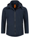 Alessandro Salvarini Herren Softshell Jacke O098 Navy