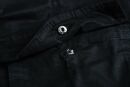Alessandro Salvarini Herren Designer Cargohose Cargo Stoff Hose NEU O260 Schwarz W33 L34
