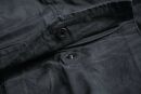 Alessandro Salvarini Herren Designer Cargohose Cargo Stoff Hose NEU O260 Anthrazit W36 L34