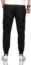 Alessandro Salvarini Herren Cargo Hose O270 Schwarz W34 L34