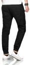 Alessandro Salvarini Herren Cargo Hose O270 Schwarz W38 L34