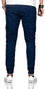 Alessandro Salvarini Herren Cargo Hose O270 Dunkelblau W36 L30