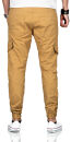 Alessandro Salvarini Herren Cargo Hose O270 Beige W32 L32