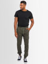 Alessandro Salvarini Herren Cargo Hose O270 Olive