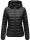 Navahoo Neevia Damen Stepp Jacke Übergangsjacke Steppjacke mit Kapuze B859 Schwarz-Gr.M