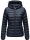 Navahoo Neevia Damen Stepp Jacke Übergangsjacke Steppjacke mit Kapuze B859 Navy-Gr.S