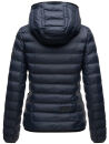 Navahoo Neevia Damen Stepp Jacke Übergangsjacke Steppjacke mit Kapuze B859 Navy-Gr.L