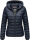 Navahoo Neevia Damen Stepp Jacke Übergangsjacke Steppjacke mit Kapuze B859 Navy-Gr.L