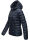 Navahoo Neevia Damen Stepp Jacke Übergangsjacke Steppjacke mit Kapuze B859 Navy-Gr.L