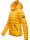 Navahoo Neevia Damen Stepp Jacke Übergangsjacke Steppjacke mit Kapuze B859 Gelb-Gr.XS
