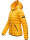 Navahoo Neevia Damen Stepp Jacke Übergangsjacke Steppjacke mit Kapuze B859 Gelb-Gr.M
