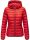 Navahoo Neevia Damen Stepp Jacke Übergangsjacke Steppjacke mit Kapuze B859 Rot-Gr.XS