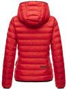 Navahoo Neevia Damen Stepp Jacke Übergangsjacke Steppjacke mit Kapuze B859 Rot-Gr.S