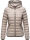 Navahoo Neevia Damen Stepp Jacke Übergangsjacke Steppjacke mit Kapuze B859 Hellgrau-Gr.M