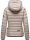 Navahoo Neevia Damen Stepp Jacke Übergangsjacke Steppjacke mit Kapuze B859 Hellgrau-Gr.M