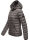 Navahoo Neevia Damen Stepp Jacke Übergangsjacke Steppjacke mit Kapuze B859 Dunkelgrau-Gr.XS