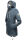 Marikoo Zimtzicke Damen Outdoor Softshell Jacke lang  B614 Dusty Blue Größe XL - Gr. 42