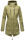 Marikoo Zimtzicke Damen Outdoor Softshell Jacke lang  B614 Olive Größe M - Gr. 38