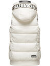 Navahoo Kassidy Damen Stepp Weste Übergangsweste B860 Off-White-Gr.XS