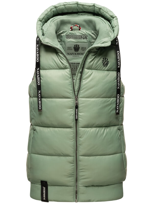 Navahoo Kassidy Damen Stepp Weste Übergangsweste B860 Mint-Gr.XS