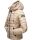 Navahoo Lulana Damen Steppjacke Übergangsjacke B650 Taupe Größe M - Gr. 38