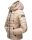 Navahoo Lulana Damen Steppjacke Übergangsjacke B650 Taupe Größe L - Gr. 40