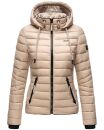 Navahoo Lulana Damen Steppjacke Übergangsjacke B650 Taupe Größe XXL - Gr. 44